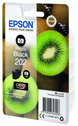 Epson Kiwi Singlepack Photo Black 202 Claria Premium Ink Epson Kiwi Singlepack Photo Black 202 Claria Premium Ink